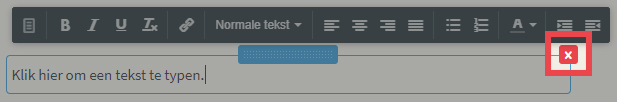 Element verwijderen